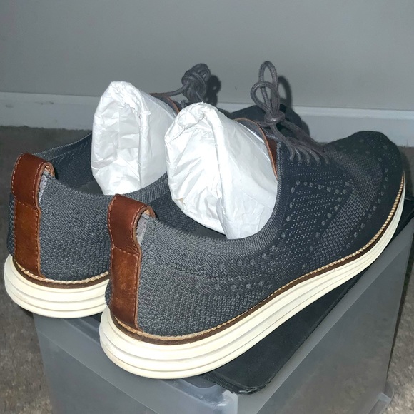 COLE HAAN Men’s OriginalGrand Wingtip Oxford Magnet Stitchlite-Ivory, Si… main image 7